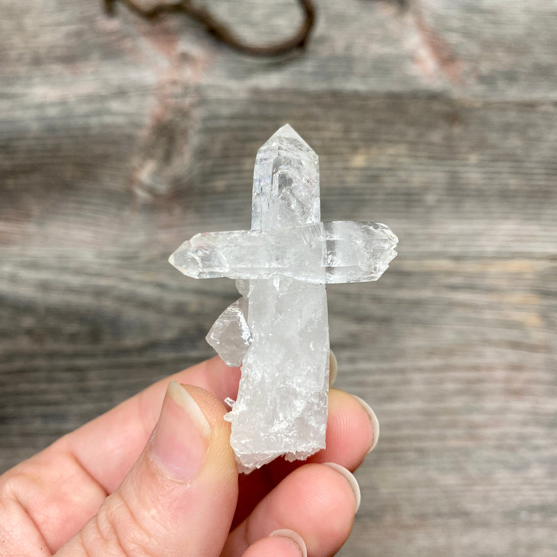 Lemurian Quartz Bridge Crystal Cluster - 214