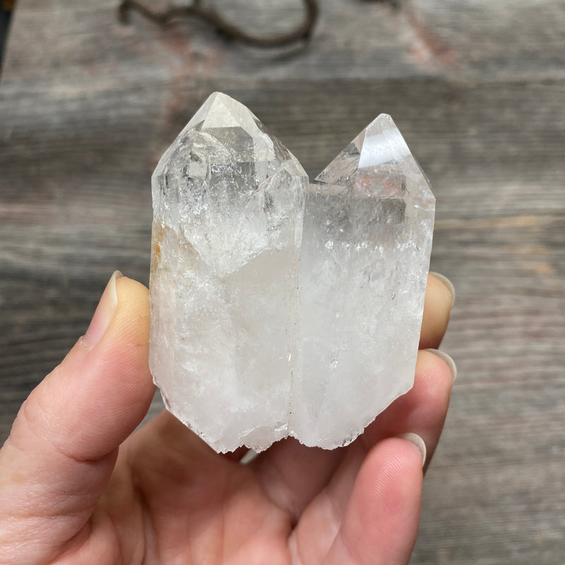 Lemurian Quartz Twin Crystal - 217