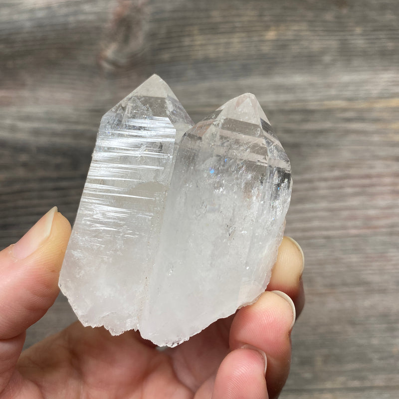 Lemurian Quartz Twin Crystal - 217