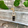 Herkimer Diamond and Black Tourmaline pendant