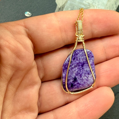 Charoite Pendant