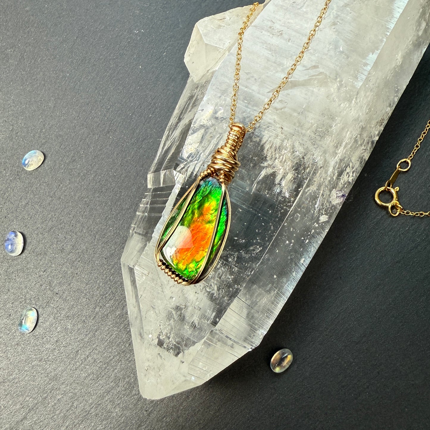 Ammolite Pendant