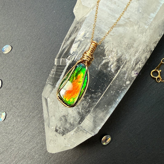 Ammolite Pendant