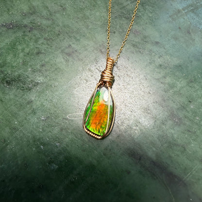 Ammolite Pendant