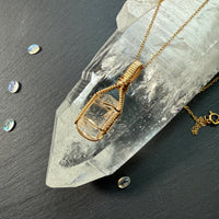 Topaz Crystal Pendant