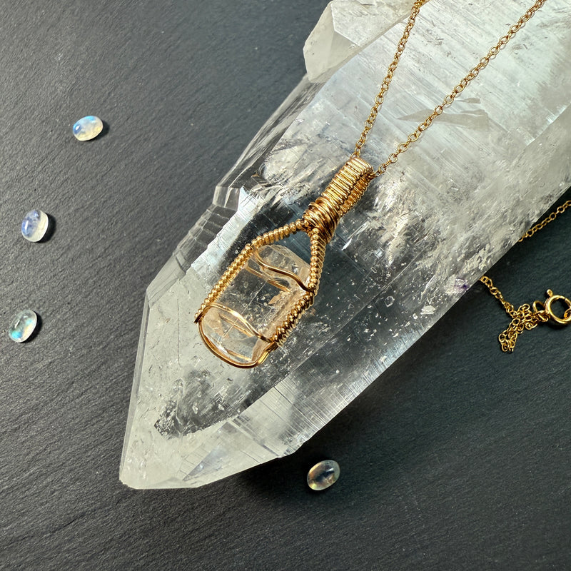 Topaz Crystal Pendant
