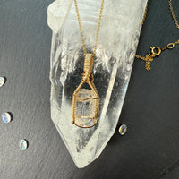 Topaz Crystal Pendant