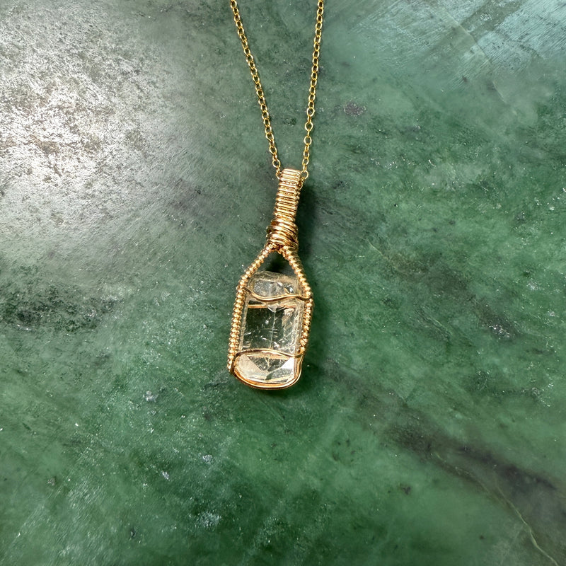 Topaz Crystal Pendant