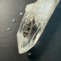 Tibetan Quartz Crystal Pendant
