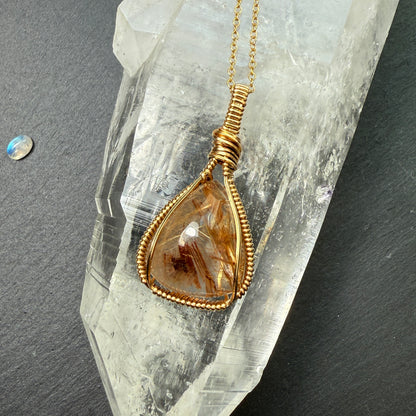 Rutilated Quartz Pendant