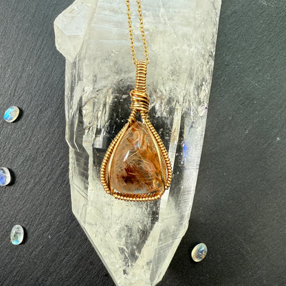 Rutilated Quartz Pendant