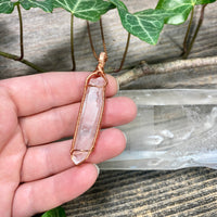 Lemurian Quartz Crystal Pendant