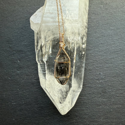 Tibetan Quartz Crystal Pendant
