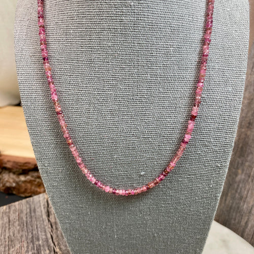 Pink Tourmaline Necklace