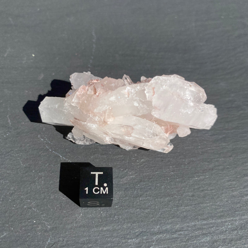 Pink Lemurian Quartz Cluster - 18