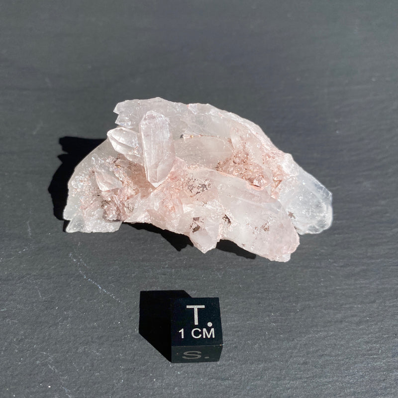 Pink Lemurian Quartz Cluster - 18