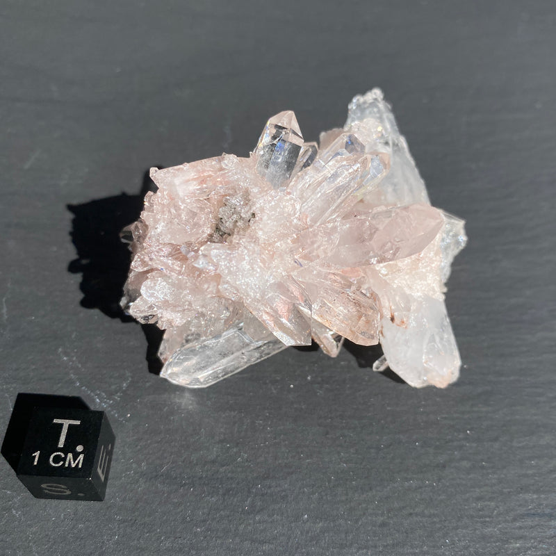 Pink Lemurian Quartz Cluster - 20