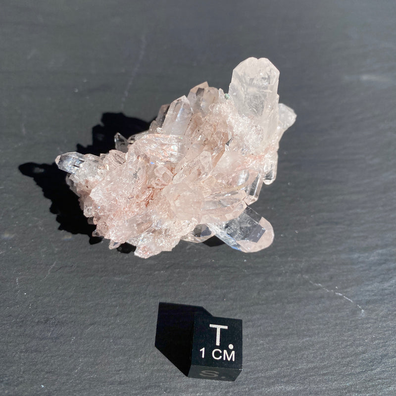 Pink Lemurian Quartz Cluster - 20