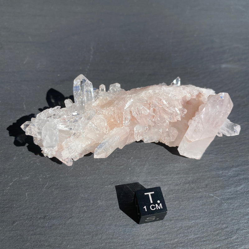 Pink Lemurian Quartz Cluster - 22