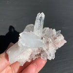 Pink Lemurian Faden Quartz Cluster - 23