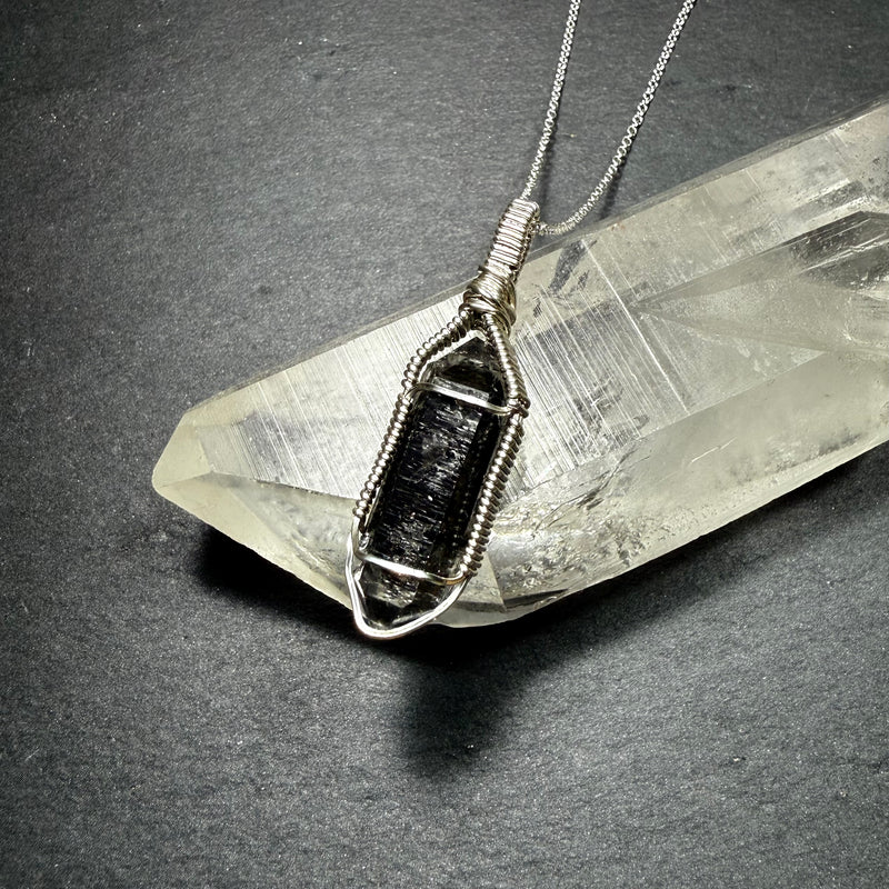 Tibetan Quartz Crystal Pendant