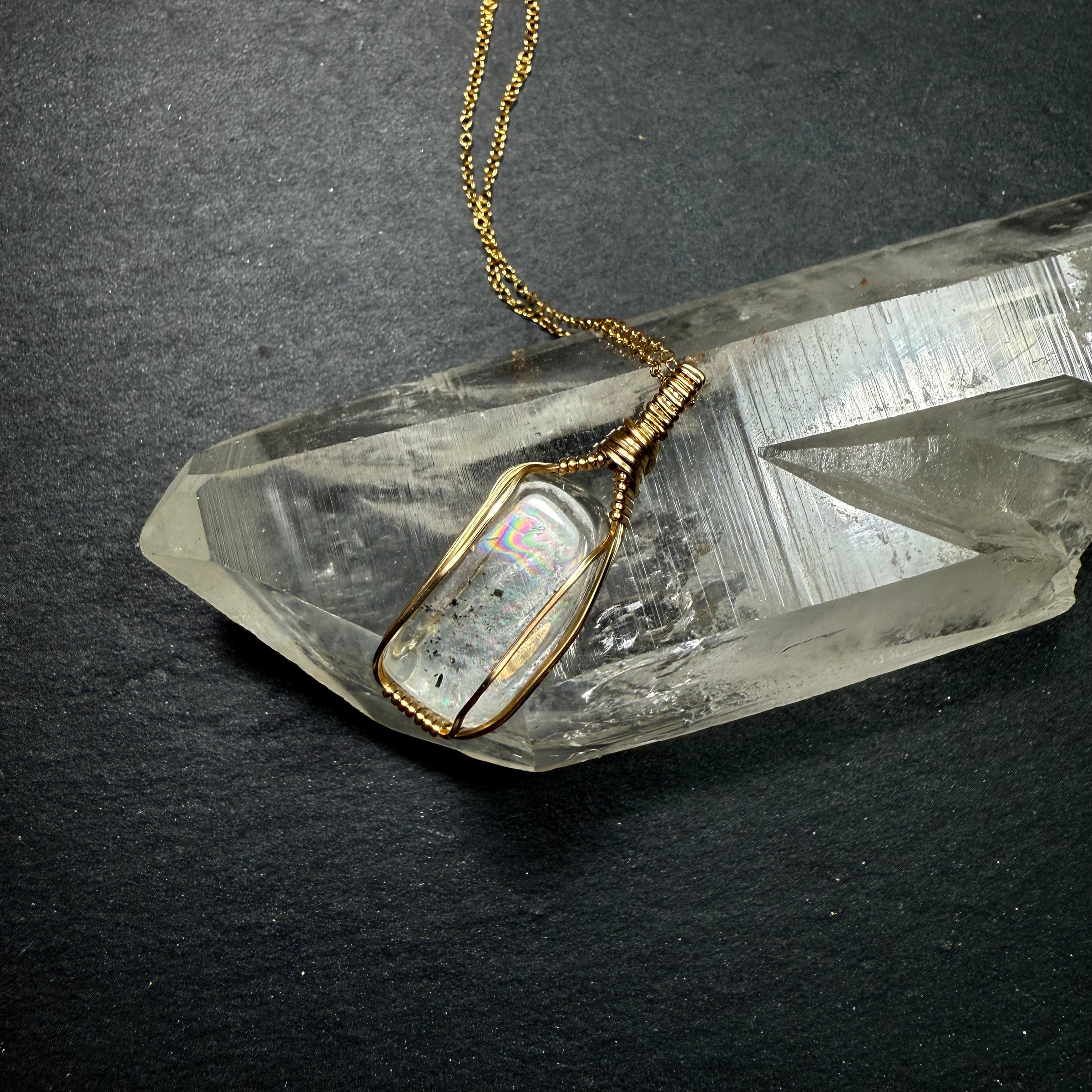 "Seer Stone" Topaz Pendant