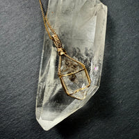 Tibetan Quartz Crystal Pendant