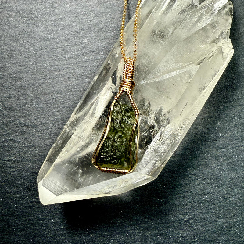 Moldavite Pendant