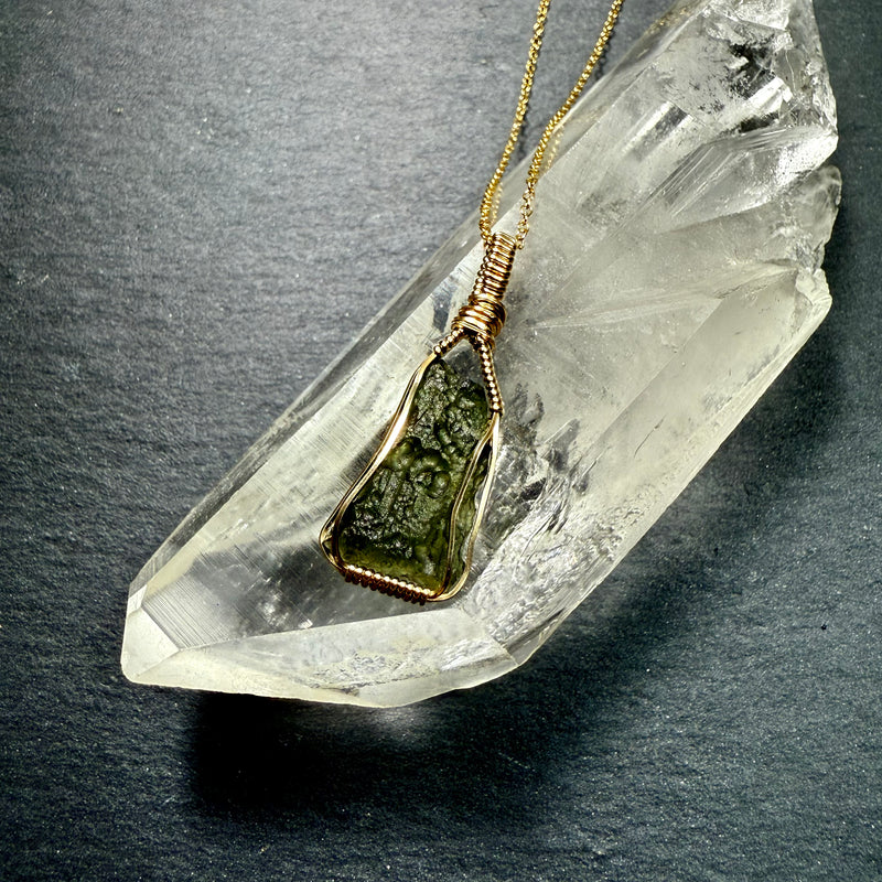 Moldavite Pendant