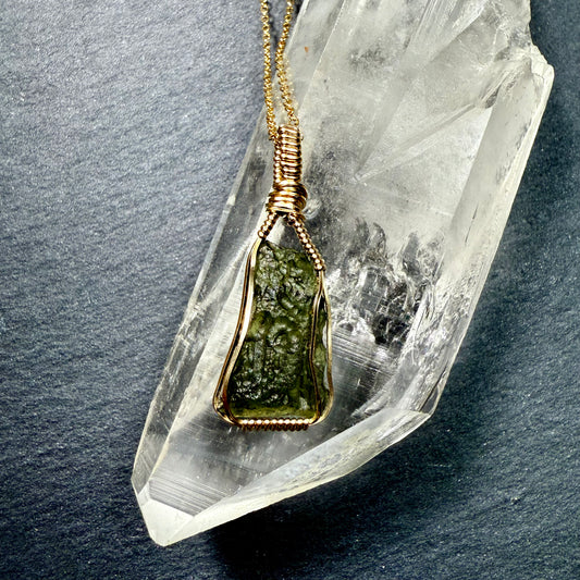 Moldavite Pendant