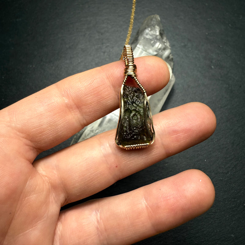 Moldavite Pendant
