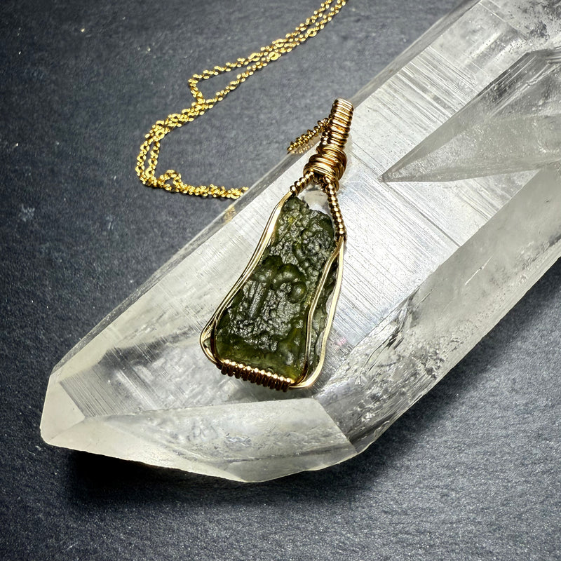 Moldavite Pendant