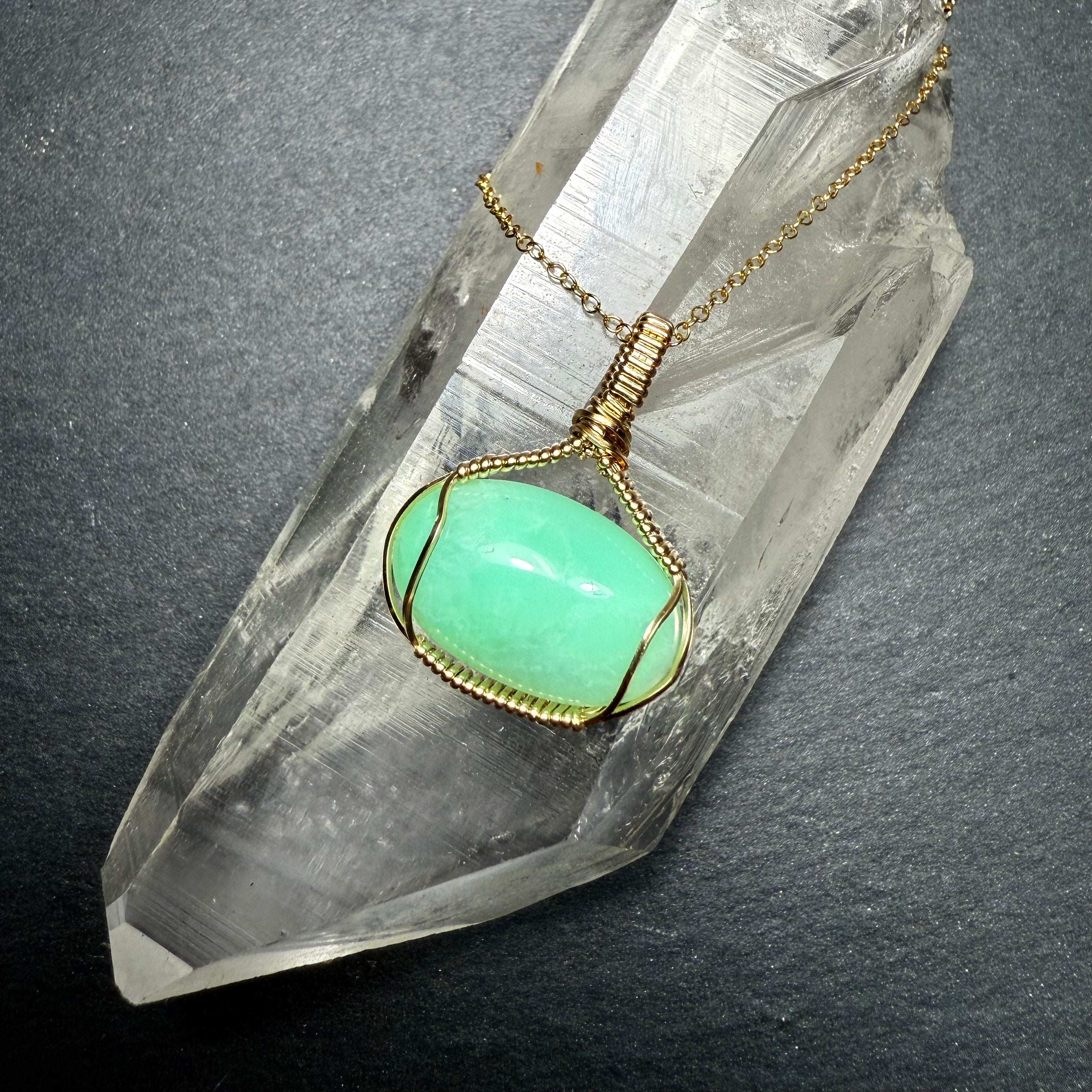 Chrysoprase Pendant