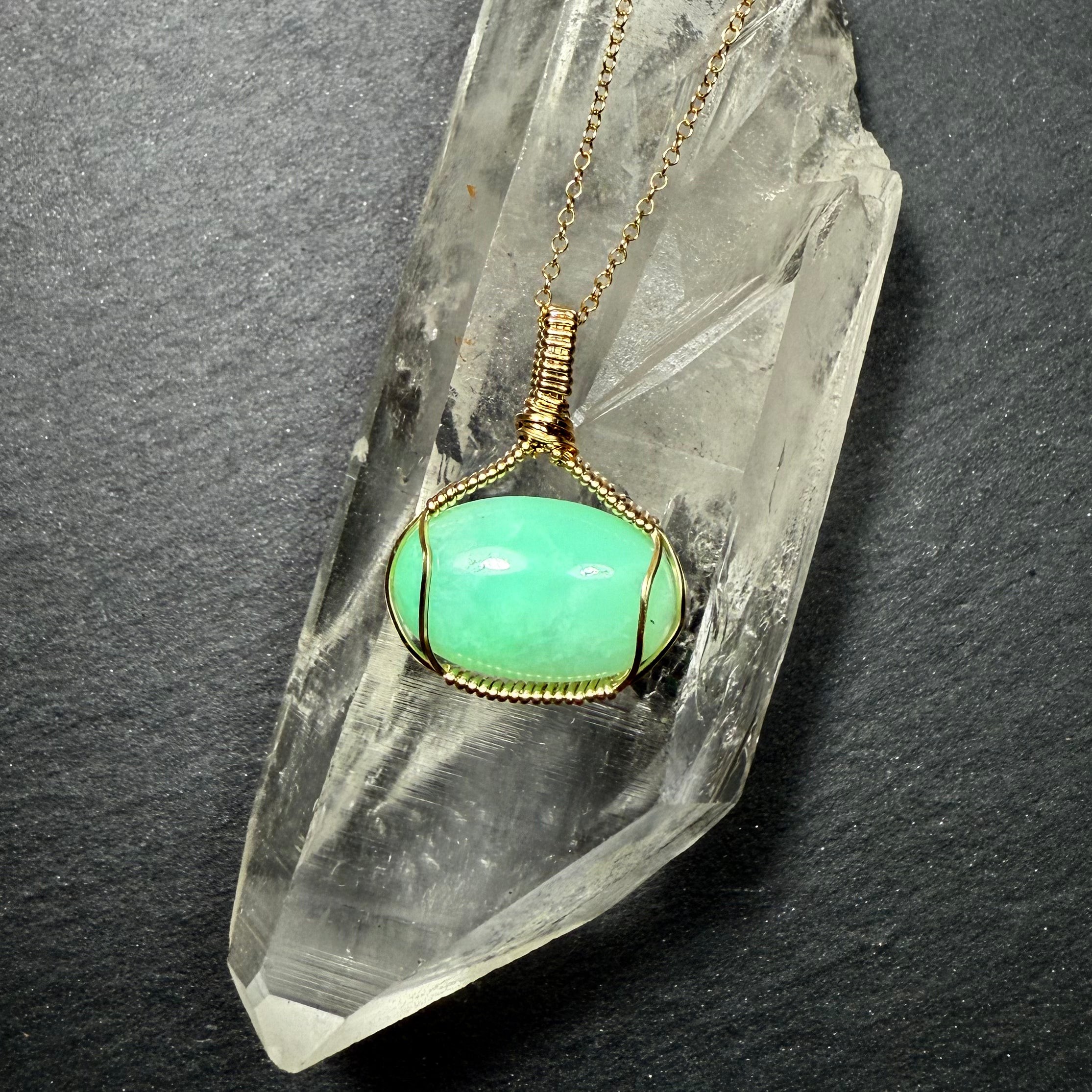 Chrysoprase Pendant