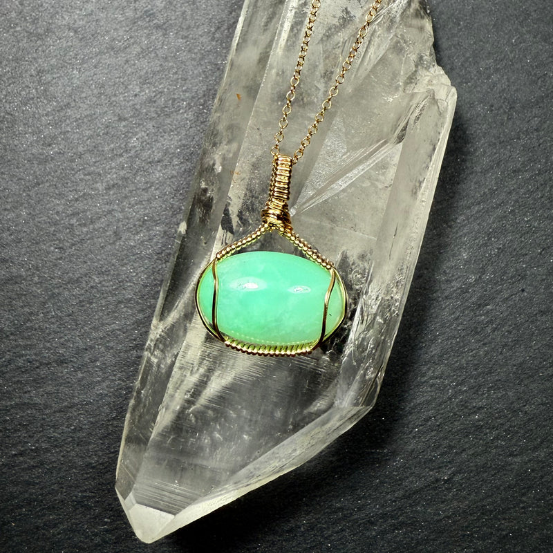 Chrysoprase Pendant