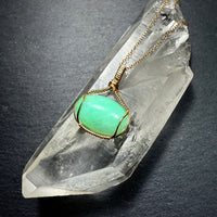 Chrysoprase Pendant