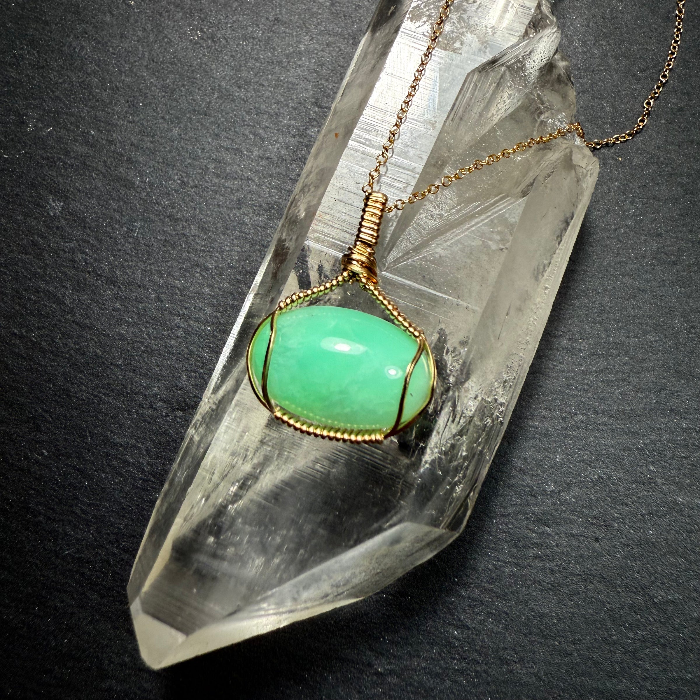 Chrysoprase Pendant
