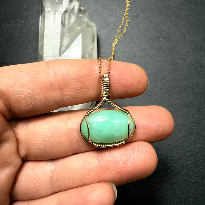Chrysoprase Pendant