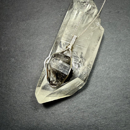 Tibetan Quartz Crystal Pendant