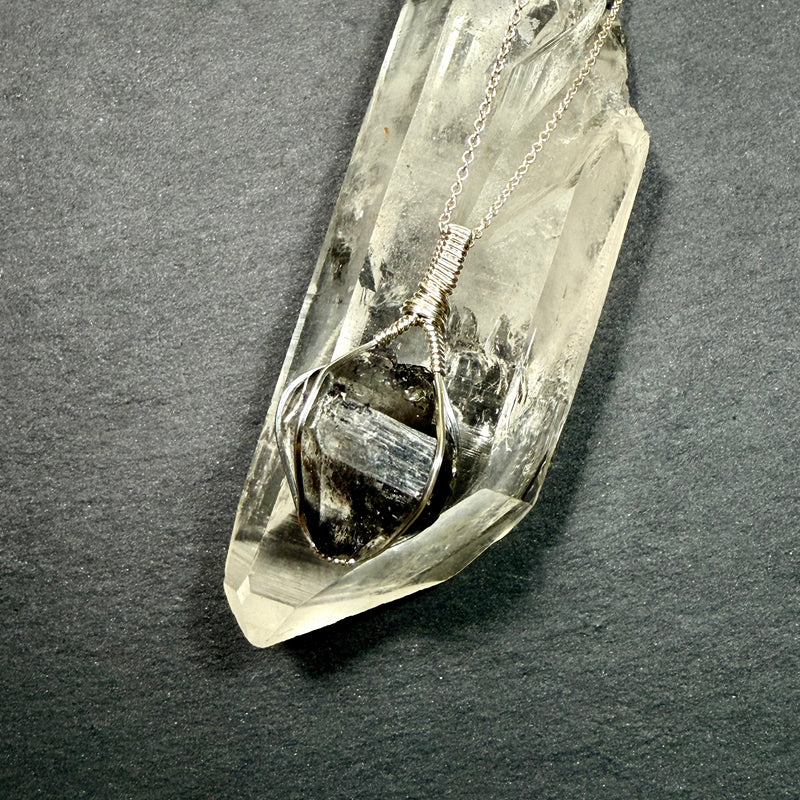 Tibetan Quartz Crystal Pendant