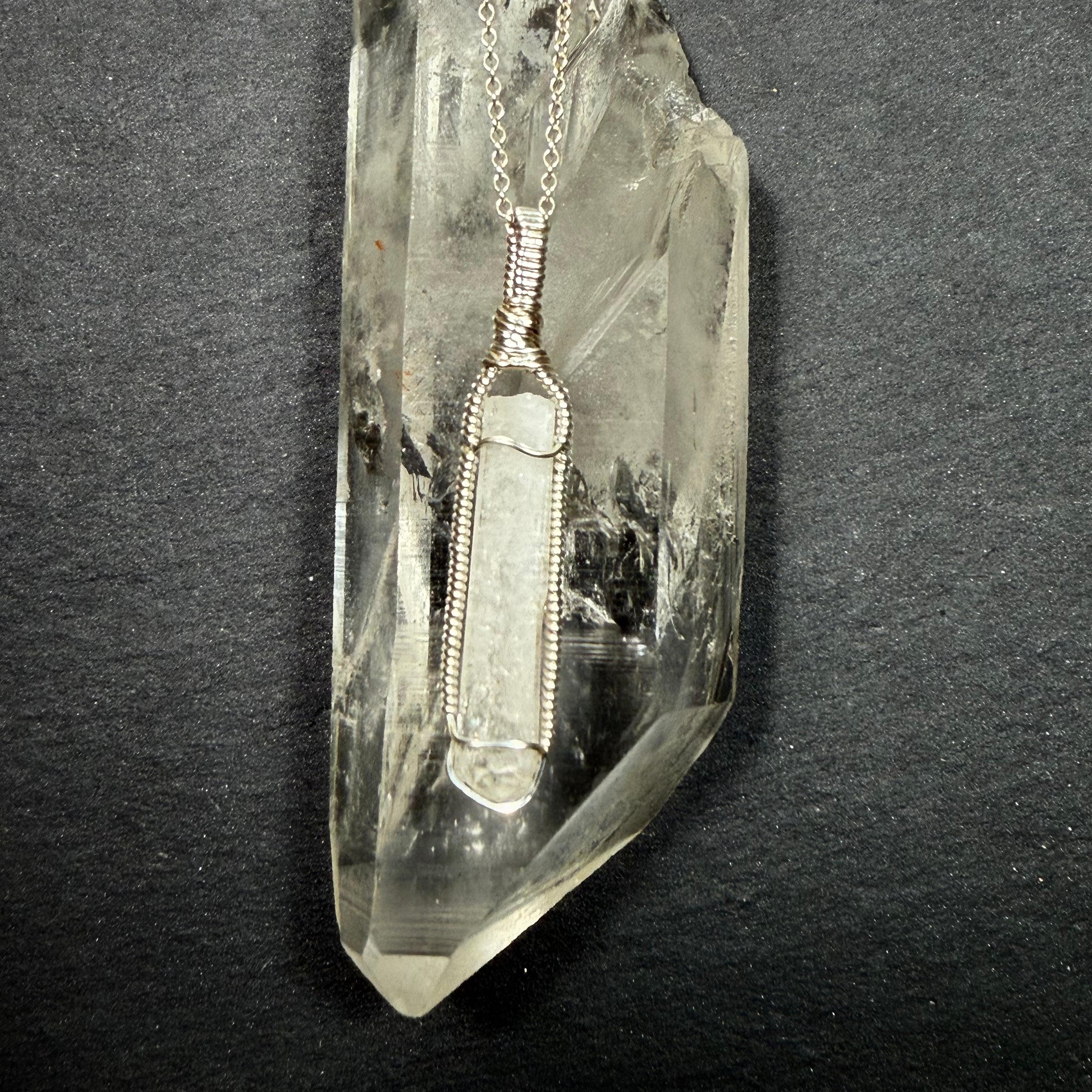 Danburite Crystal Pendant