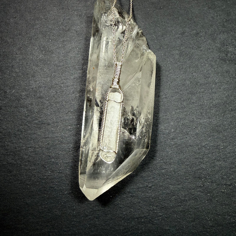 Danburite Crystal Pendant