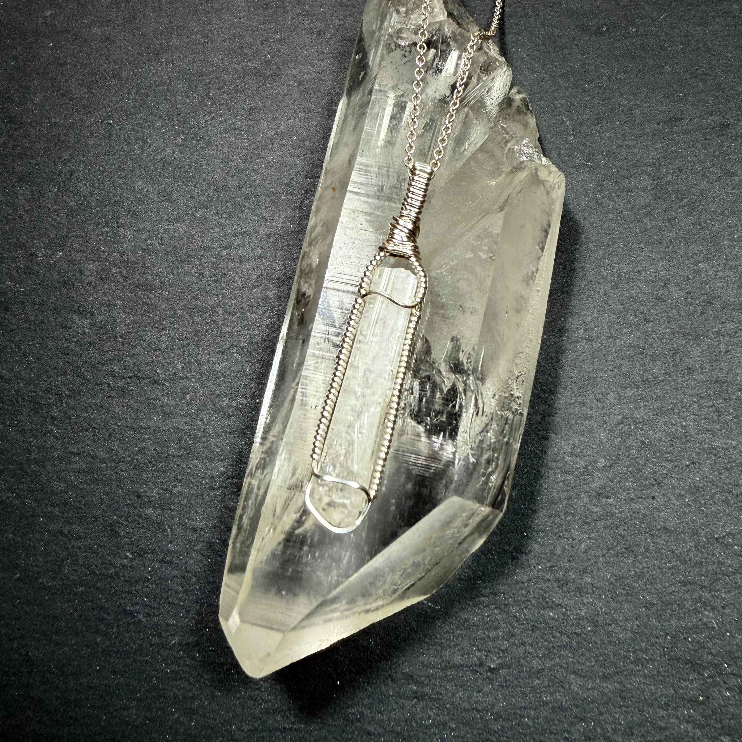 Danburite Crystal Pendant