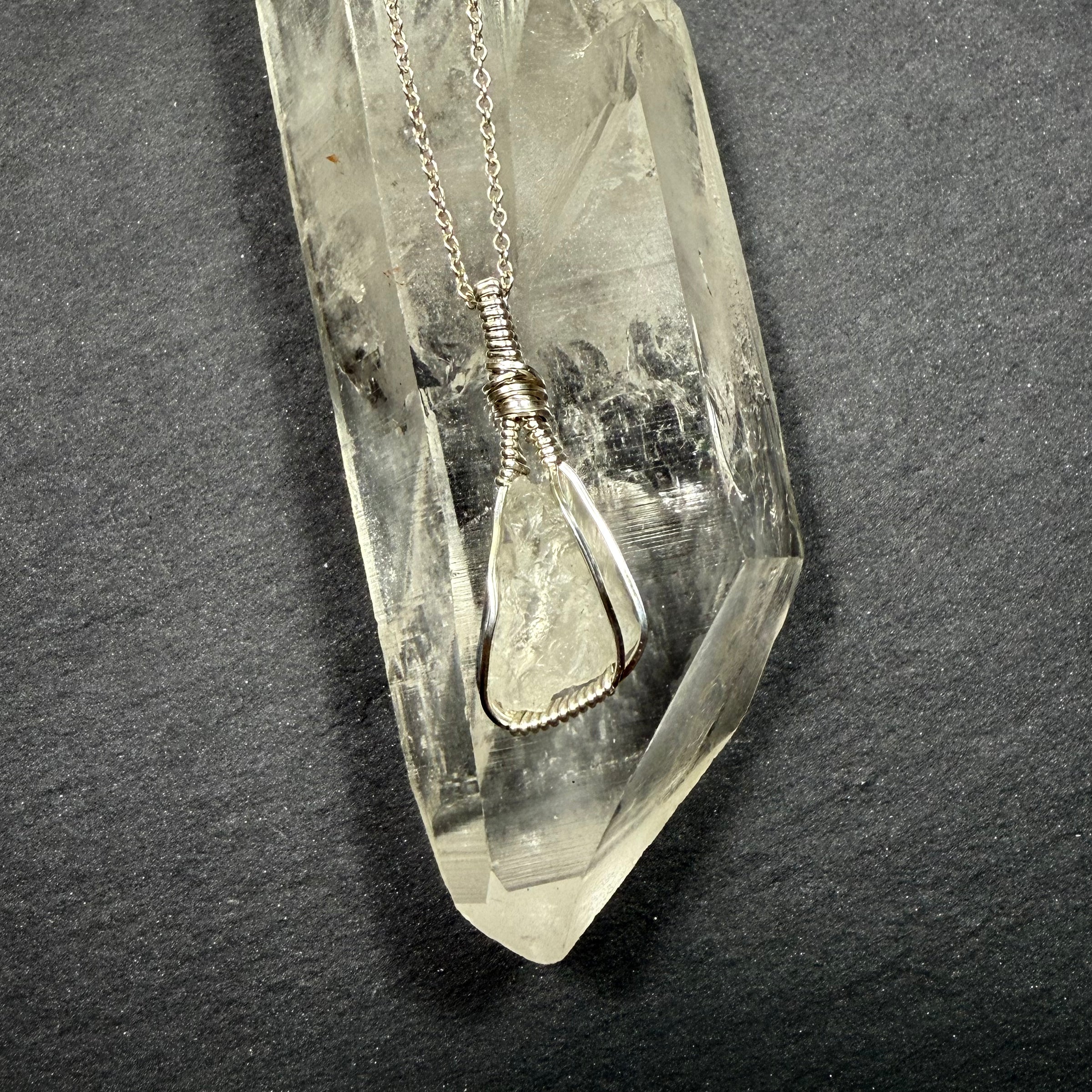 Petalite Crystal Pendant