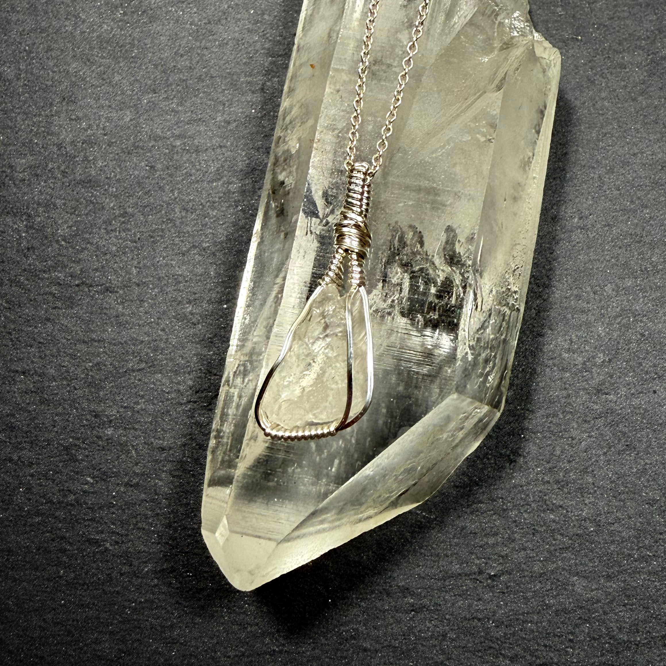Petalite Crystal Pendant