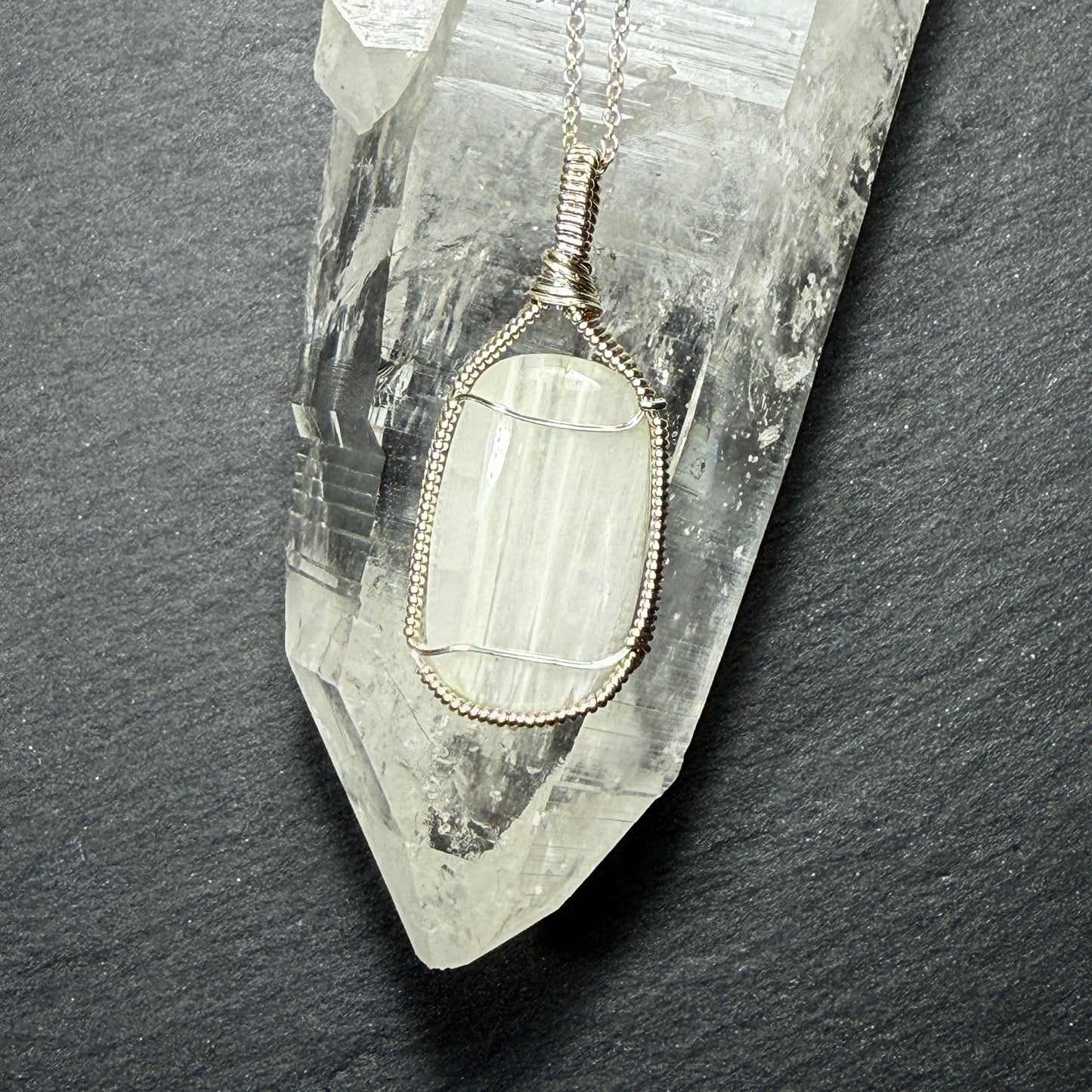 Scolecite Pendant