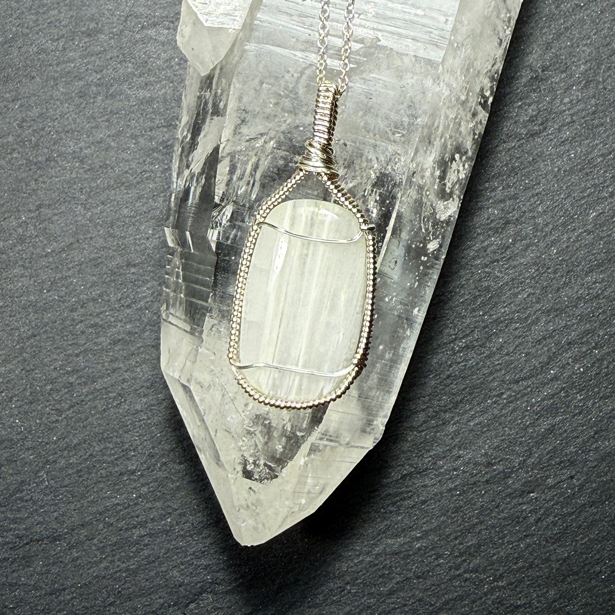 Scolecite Pendant