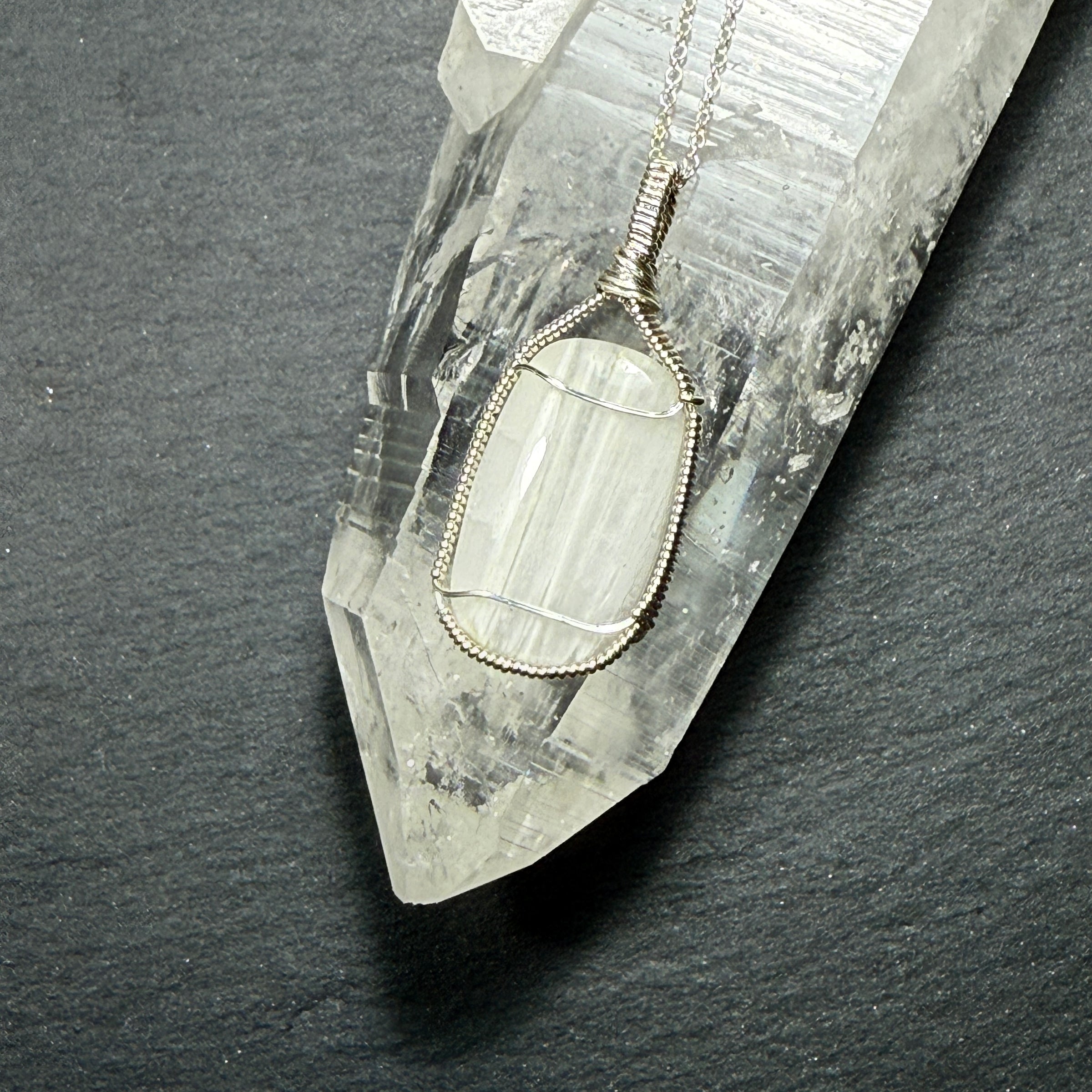 Scolecite Pendant