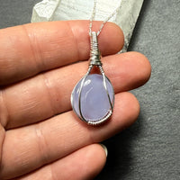Blue Lace Agate Pendant