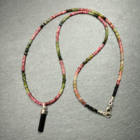 Tourmaline Necklace and Pendant